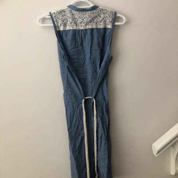 Xxs H&M denim and lace dress - Picture 2 of 2